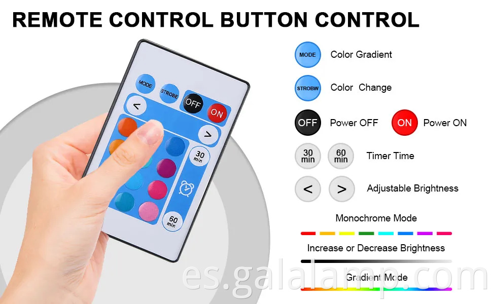 Peacock USB Desk Light: Lámpara de noche de proyección de arcoiris de control remoto de Navidad